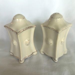 Juliska Berry & Thread Salt and Pepper Shakers in Whitewash